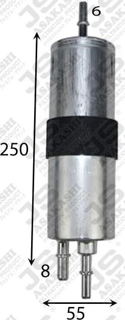 JS Asakashi FS32001 Фільтр палива FS32001: Купити в Україні - Добра ціна на EXIST.UA!