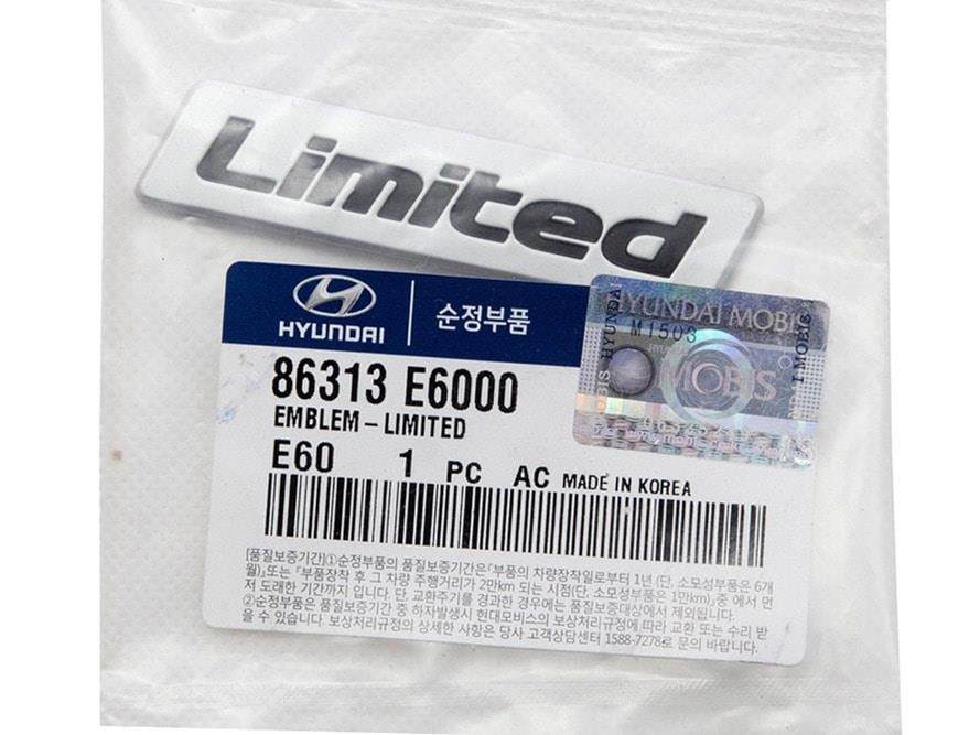 Hyundai/Kia 86313 E6000 Емблема 86313E6000: Купити в Україні - Добра ціна на EXIST.UA!