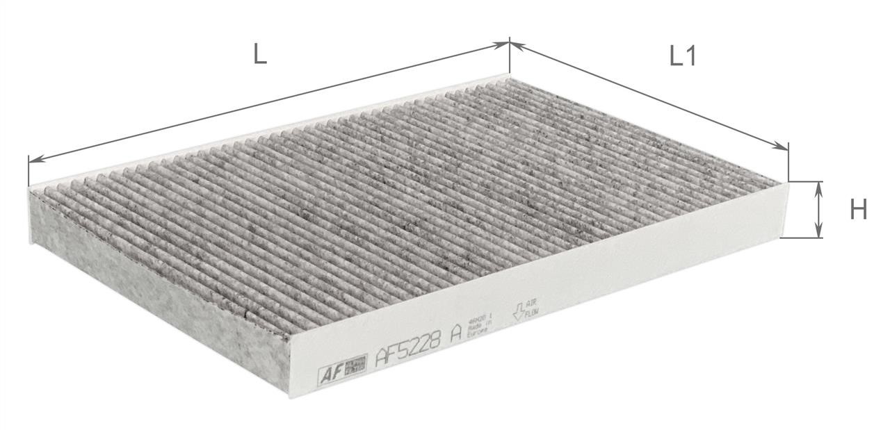 AF5228A Alpha Filter Фильтр салона с активированным углем