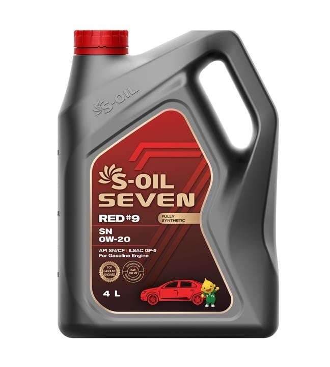 S-Oil SNR0204 Моторна олива S-Oil Seven Red #9 0W-20, 4л SNR0204: Приваблива ціна - Купити в Україні на EXIST.UA!