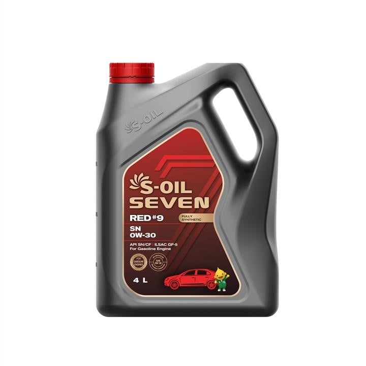 S-Oil SNR0304 Моторна олива S-Oil Seven Red #9 0W-30, 4л SNR0304: Купити в Україні - Добра ціна на EXIST.UA!