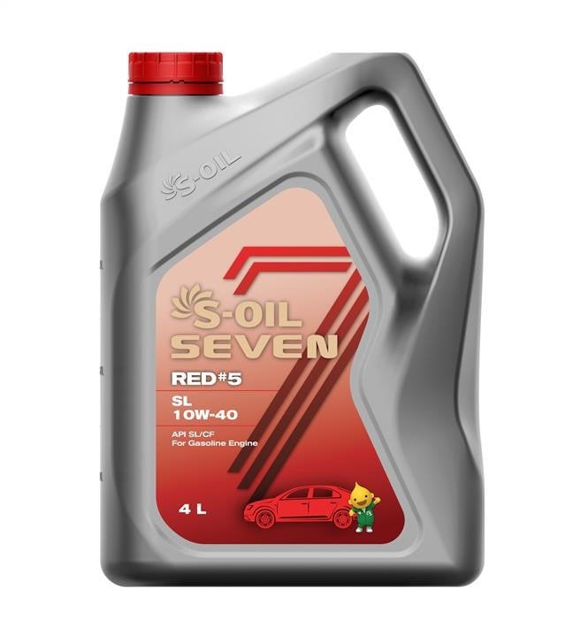 S-Oil SRSL10404 Моторна олива S-Oil Seven Red #5 10W-40, 4л SRSL10404: Приваблива ціна - Купити в Україні на EXIST.UA!