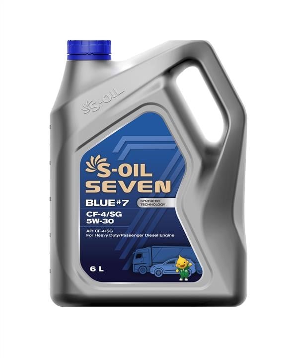 S-Oil SBCF5306 Моторна олива S-Oil Seven Blue #7 5W-30, 6л SBCF5306: Приваблива ціна - Купити в Україні на EXIST.UA!