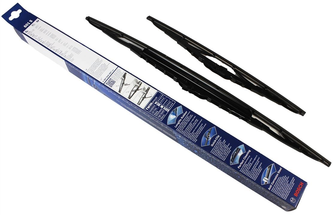 Комплект щеток стеклоочистителя каркасных Bosch Twin Spoiler 600/400 Bosch 3 397 010 297