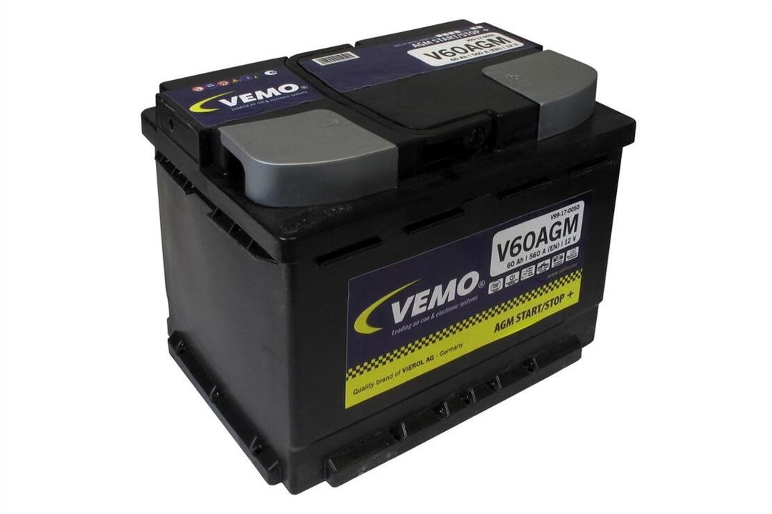 Vemo V99-17-0050 Акумулятор Vemo 12В 60Ач 560А(EN) R+ V99170050: Купити в Україні - Добра ціна на EXIST.UA!