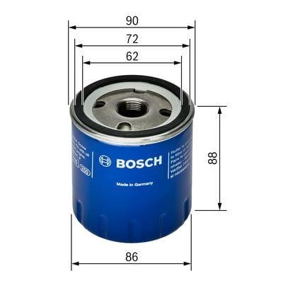 Bosch 0 451 103 189 Фільтр масляний 0451103189: Приваблива ціна - Купити в Україні на EXIST.UA!