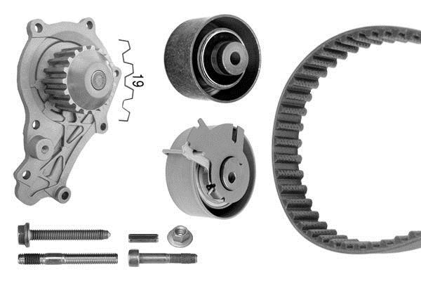 1987946428 Bosch Ремень ГРМ, комплект с водяным насосом