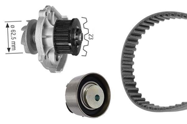 1987948889 Bosch Ремень ГРМ, комплект с водяным насосом