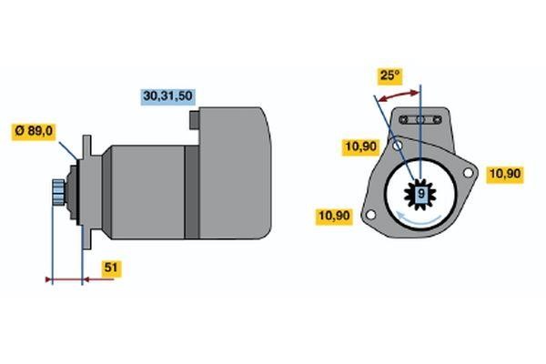 0001416026 Bosch Стартер