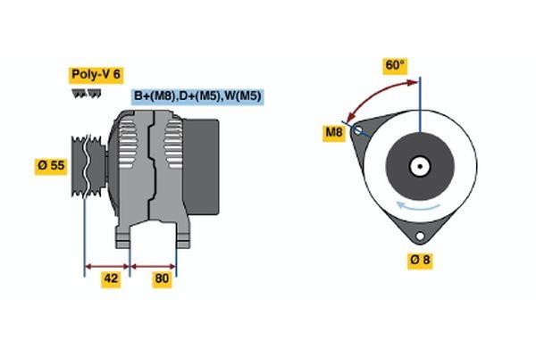 Bosch 0 123 310 015 Генератор 0123310015: Купити в Україні - Добра ціна на EXIST.UA! 0123310015 Bosch Генератор