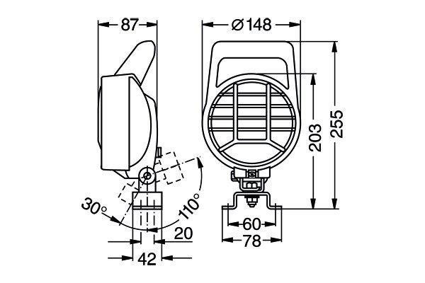 Фара основная Bosch 0 306 481 003