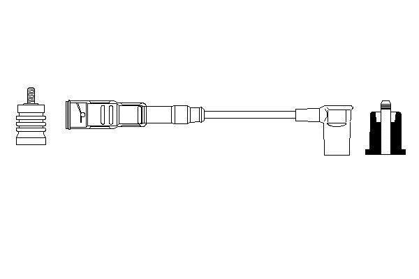 Bosch 0 356 912 915 Провод высоковольтный 0356912915: Отличная цена - Купить в Украине на EXIST.UA! 0356912915 Bosch Провод высоковольтный