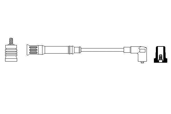 Bosch 0 356 912 940 Провод высоковольтный 0356912940: Отличная цена - Купить в Украине на EXIST.UA! 0356912940 Bosch Провод высоковольтный
