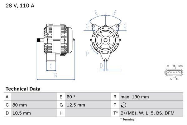 Купить Bosch 0 986 046 590 по низкой цене в Украине!