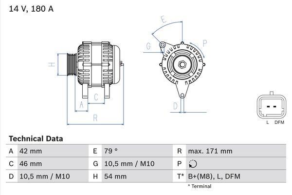Купити Bosch 0 986 080 660 за низькою ціною в Україні!