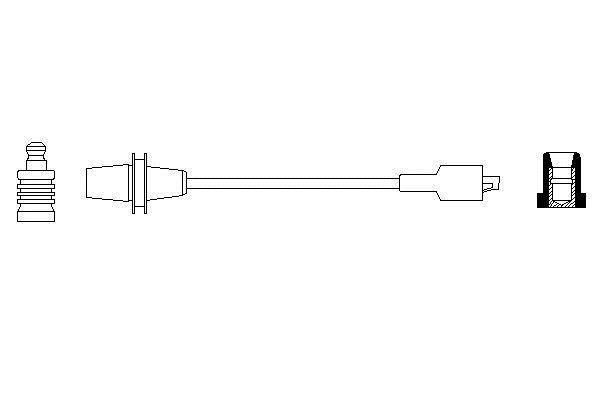 Bosch 0 986 356 074 Дріт високовольтний 0986356074: Купити в Україні - Добра ціна на EXIST.UA!