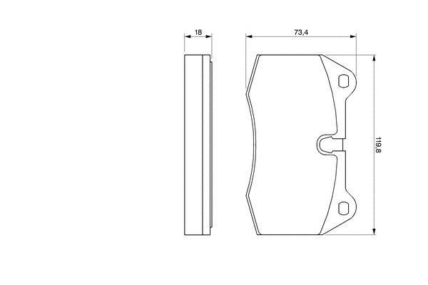 Колодки Ferrari Maranello (Феррари Маранелло): 0986424209 Bosch Тормозные колодки дисковые, комплект