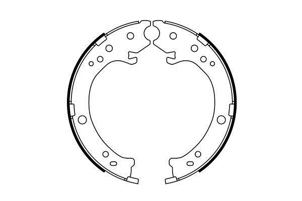 Колодки тормозные стояночного тормоза Bosch 0 986 487 765