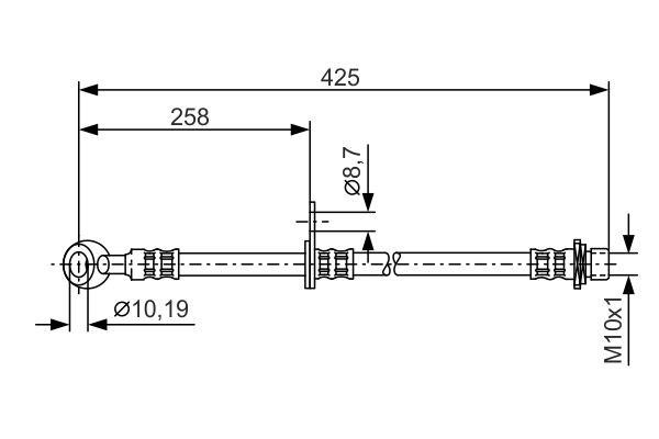 Bosch Тормозной шланг – цена 636 UAH