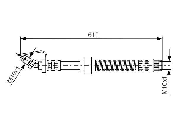 Bosch Тормозной шланг – цена 555 UAH