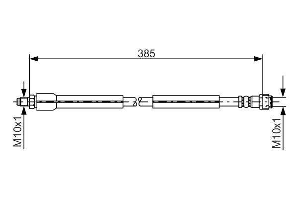 Bosch Тормозной шланг – цена 588 UAH