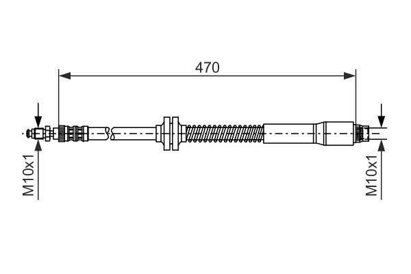 Bosch Тормозной шланг – цена 915 UAH