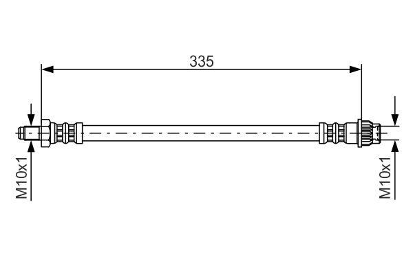 Bosch Тормозной шланг – цена 759 UAH