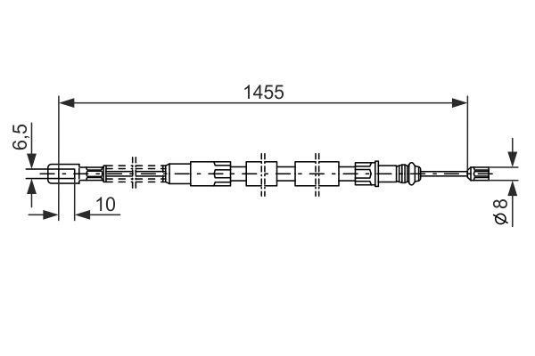 Bosch Трос ручного гальма – ціна 552 UAH