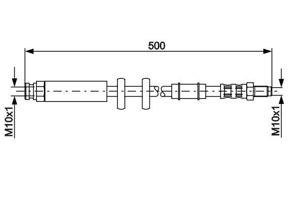 Bosch Тормозной шланг – цена 567 UAH