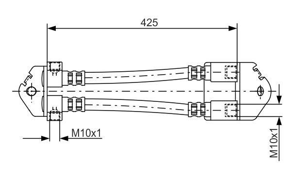 Bosch Тормозной шланг – цена 1152 UAH