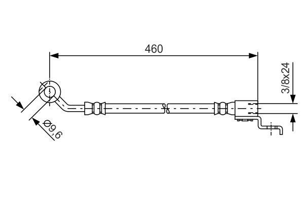 Bosch Тормозной шланг – цена 789 UAH