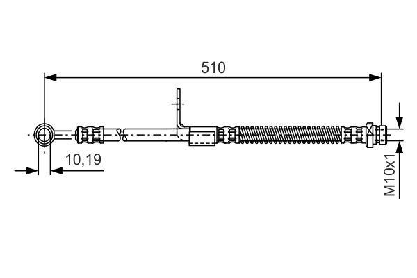 Bosch Тормозной шланг – цена 861 UAH