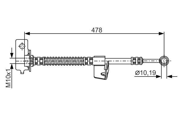 Bosch Тормозной шланг – цена 1470 UAH