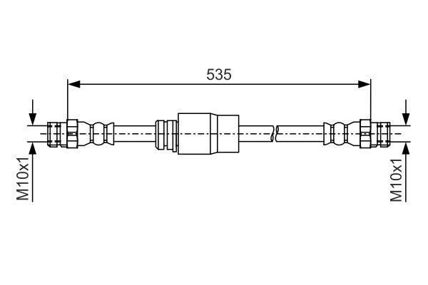 Bosch Тормозной шланг – цена 687 UAH