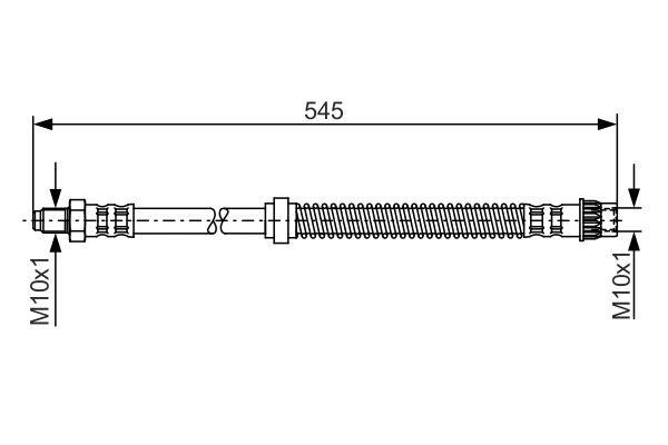 Bosch Тормозной шланг – цена 645 UAH