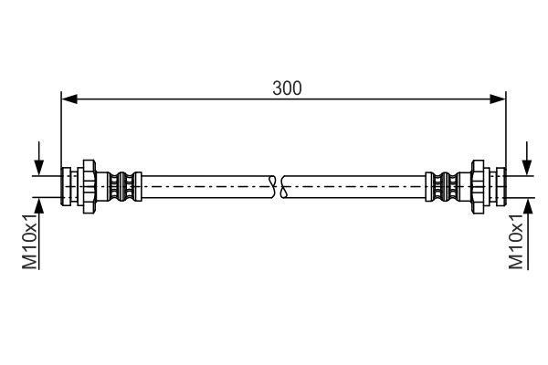 Bosch Тормозной шланг – цена 702 UAH