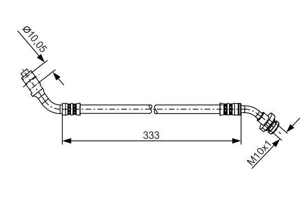 Bosch Тормозной шланг – цена 933 UAH