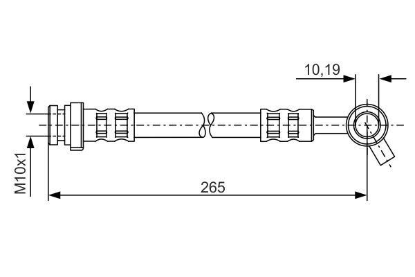 Bosch Тормозной шланг – цена 933 UAH