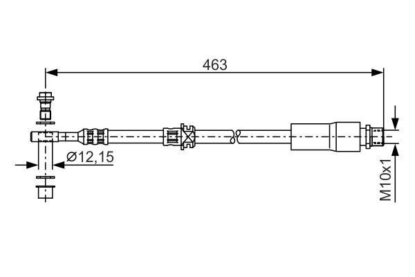 Bosch Тормозной шланг – цена 555 UAH