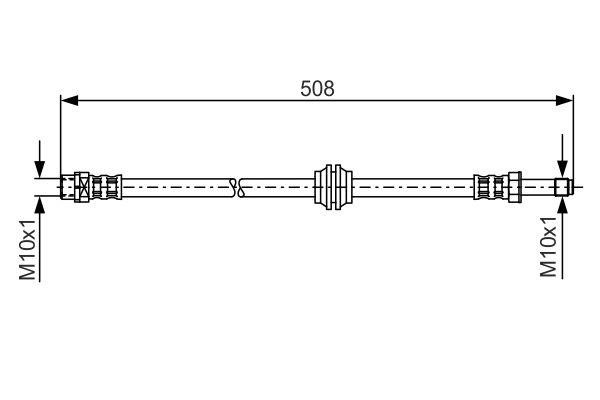 Bosch Тормозной шланг – цена 807 UAH