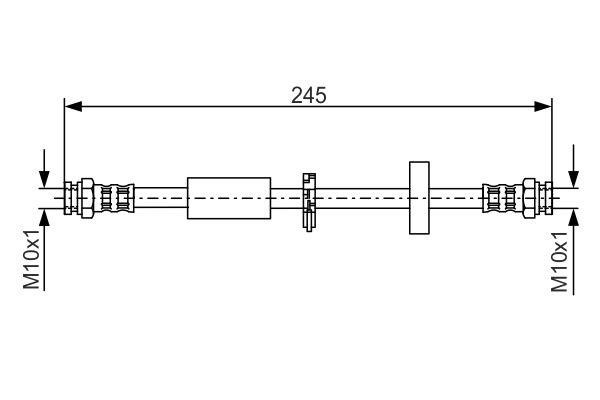 Bosch Тормозной шланг – цена 495 UAH