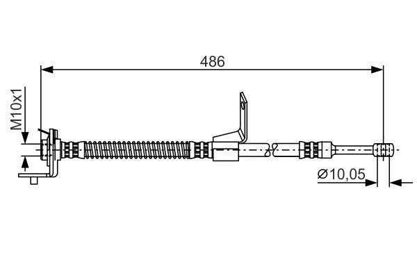 Bosch Тормозной шланг – цена 1413 UAH