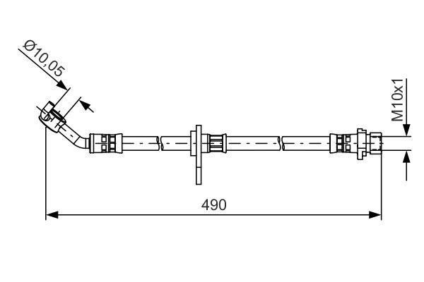 Bosch Тормозной шланг – цена 1026 UAH