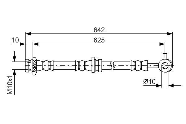 Bosch Тормозной шланг – цена 702 UAH