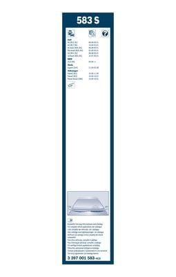 Комплект щеток стеклоочистителя каркасных Bosch Twin Spoiler 530/530 Bosch 3 397 001 583