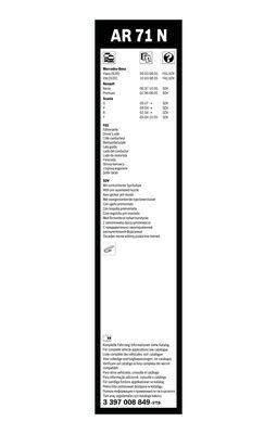 Bosch Щетка стеклоочистителя бескаркасная Bosch Aerotwin 700 мм (28") – цена 645 UAH