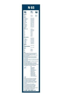 Щетка стеклоочистителя каркасная Bosch Twin 650 мм (26") Bosch 3 397 018 963