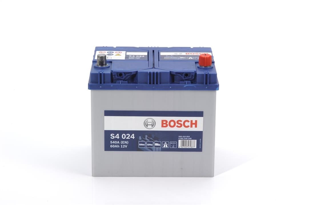 Батарея аккумуляторная Bosch 12В 60Ач 540А(EN) R+ Bosch 0092S40240