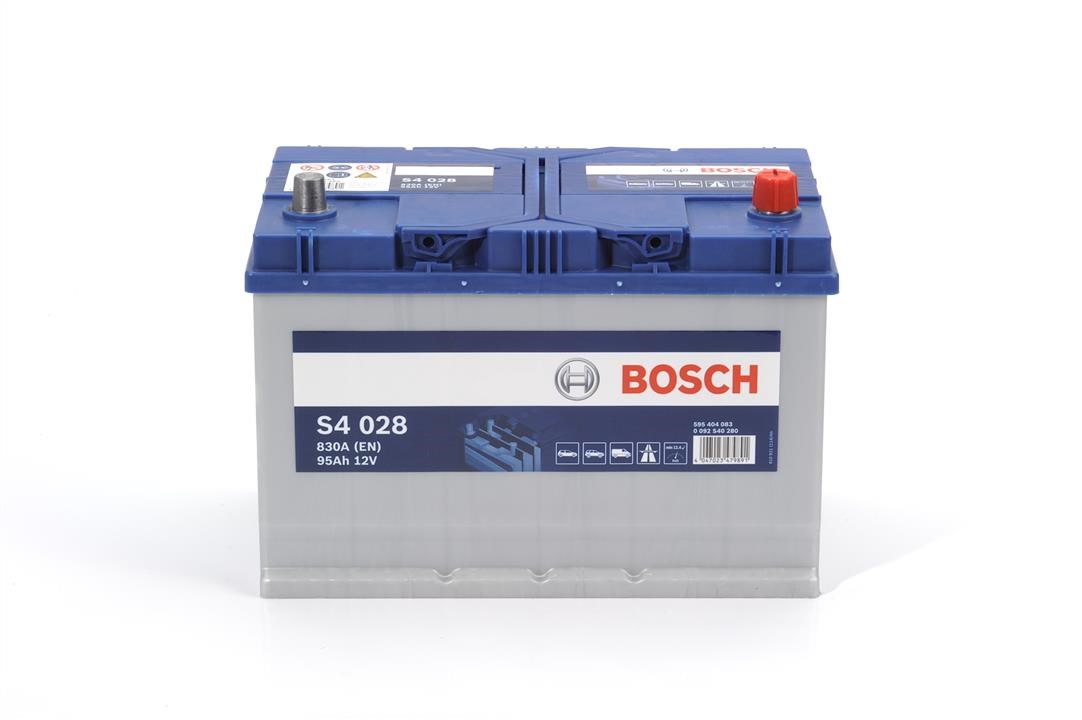 Батарея аккумуляторная Bosch 12В 95Ач 830А(EN) R+ Bosch 0092S40280