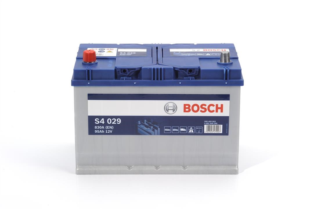 Батарея аккумуляторная Bosch 12В 95Ач 830A(EN) L+ Bosch 0092S40290